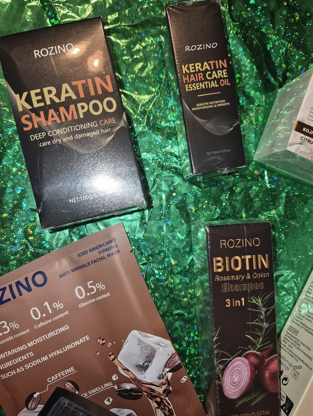 12 Pcs Karatin Hair And Face Care Set